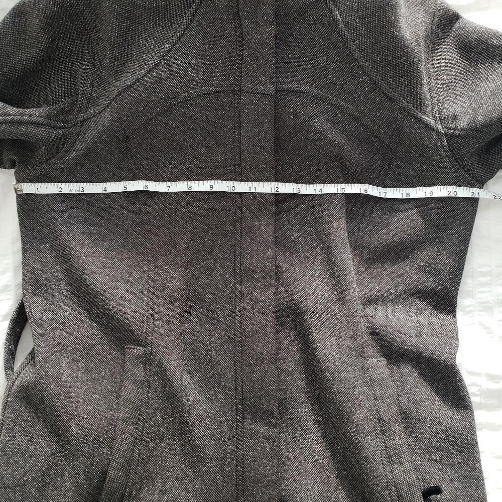 Lululemon Apres Sport tweed jacket gray size 10 - Picture 11 of 13